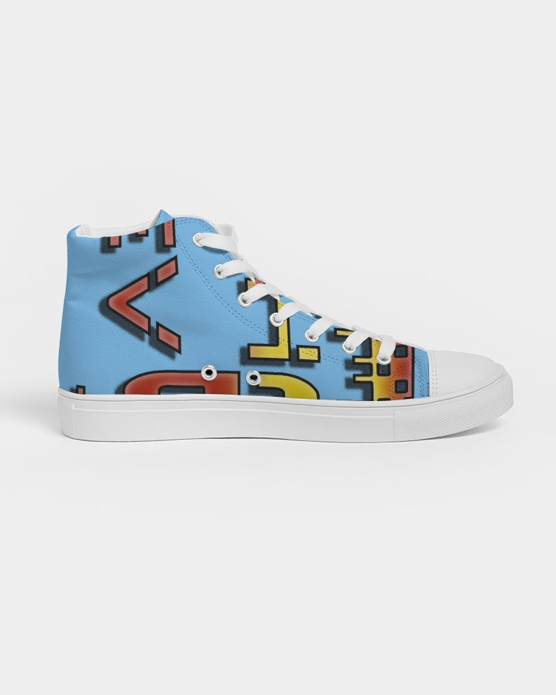 blue sky zone women's hightop canvas shoe