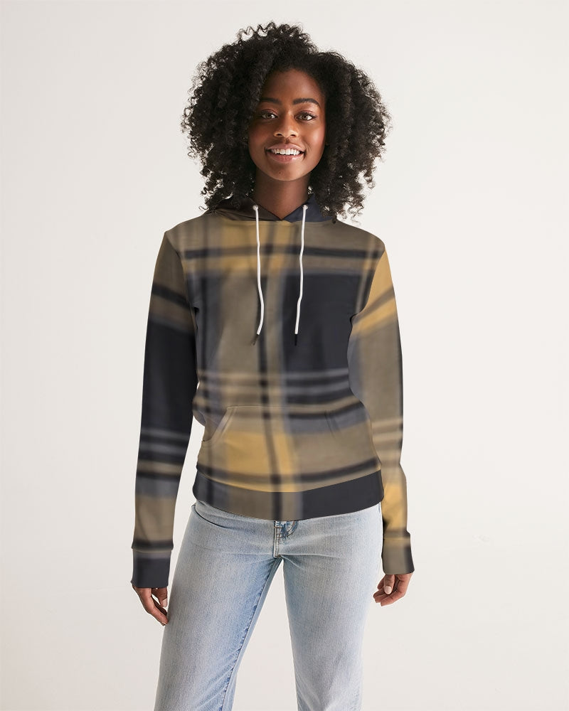 fz plaid women's hoodie