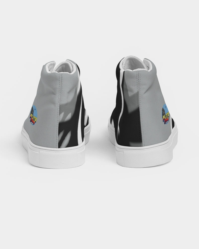 grey zone men's hightop canvas shoe