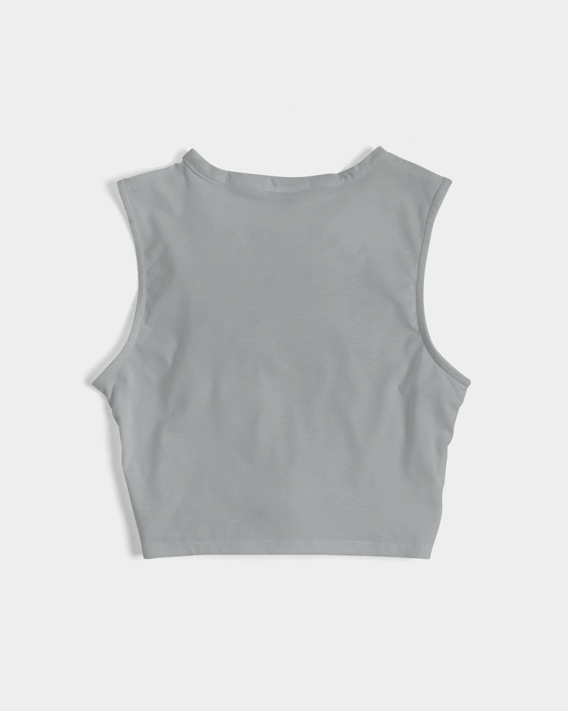 grey zone women's twist-front tank