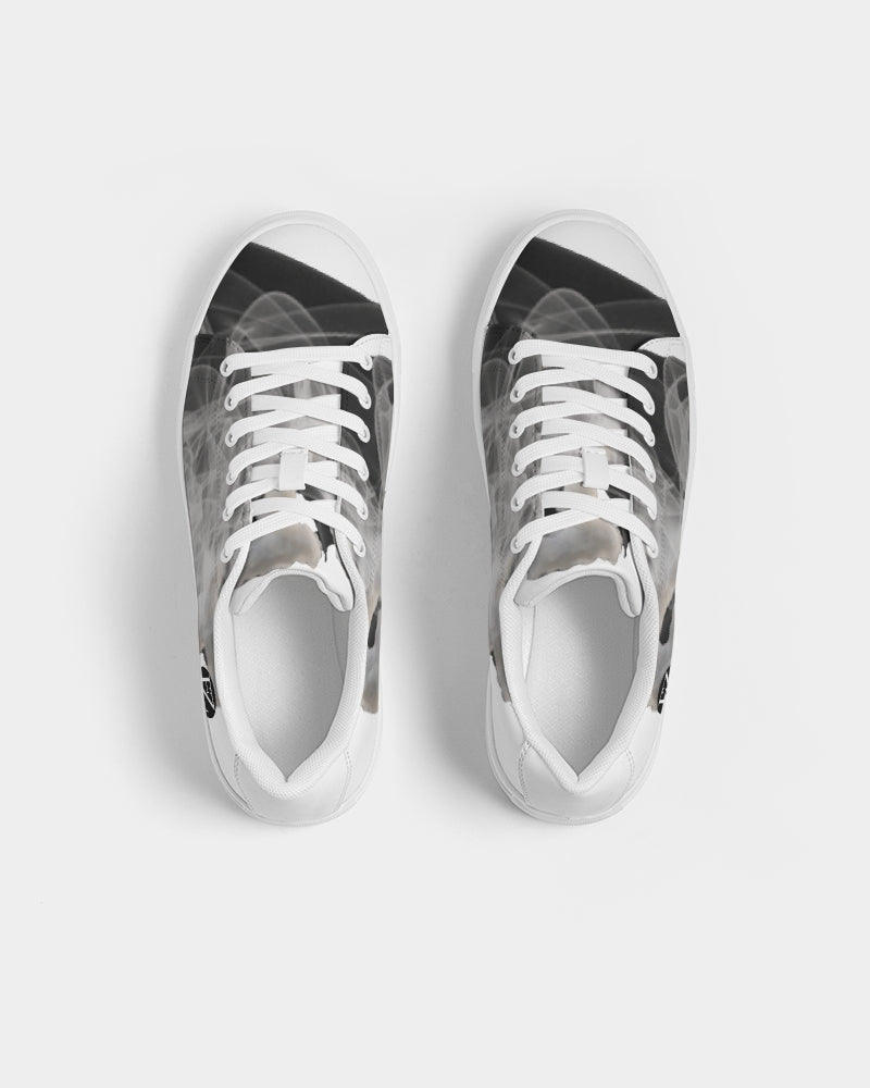 clean stamp women's faux-leather sneaker