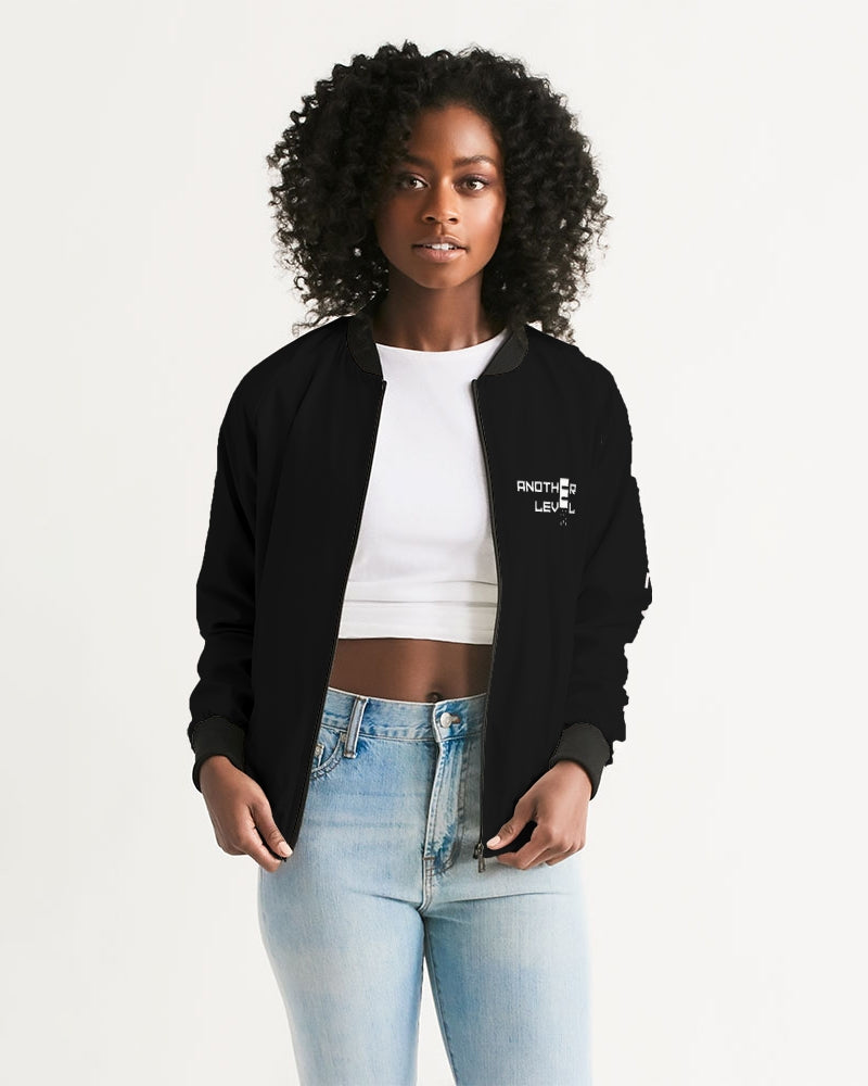 black zone women's bomber jacket