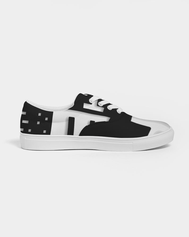 black flite women's lace up canvas shoe