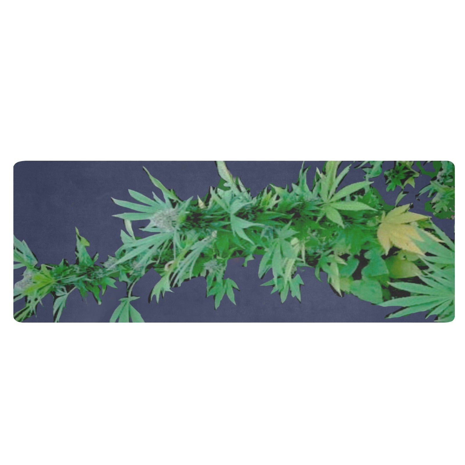 fz bud kitchen mat one size / fz kitchen bud mat - blue kitchen mat 48"x17"