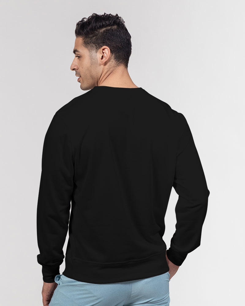 plain flite men's classic french terry crewneck pullover