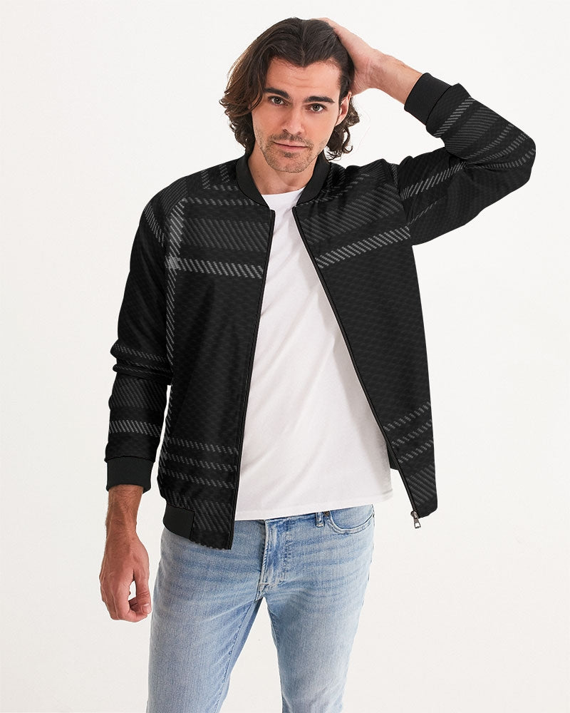plaid flite too men's bomber jacket