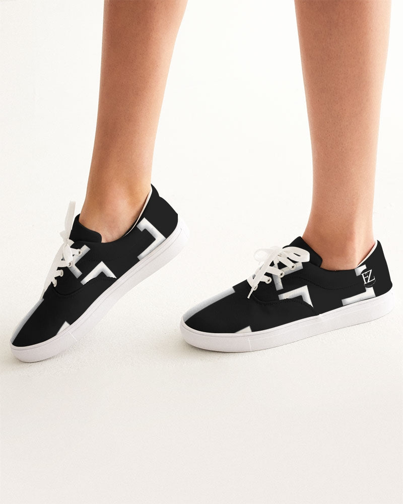 black flite women's lace up canvas shoe