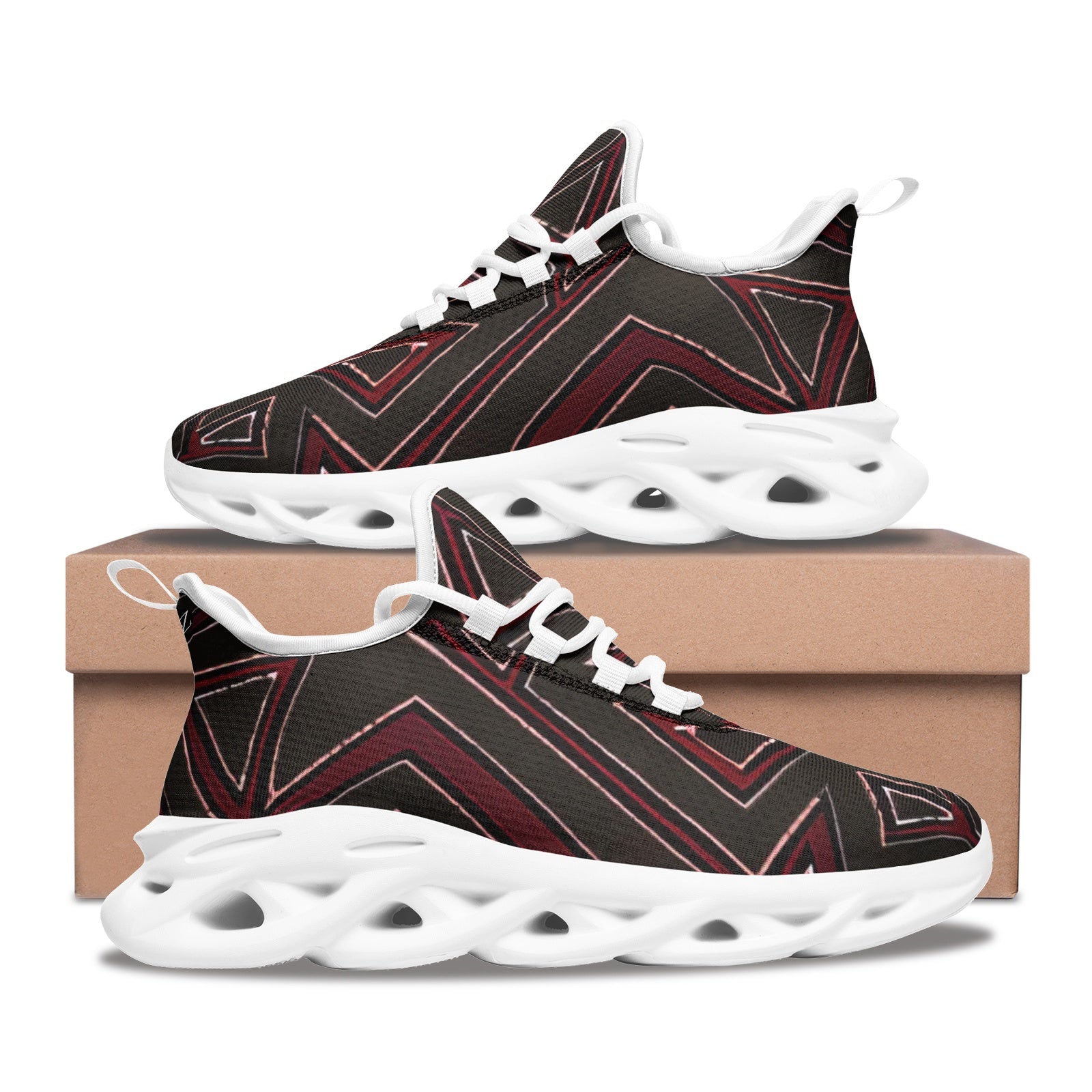 FZ African Print Unisex Bounce Mesh Knit Sneakers - FZwear