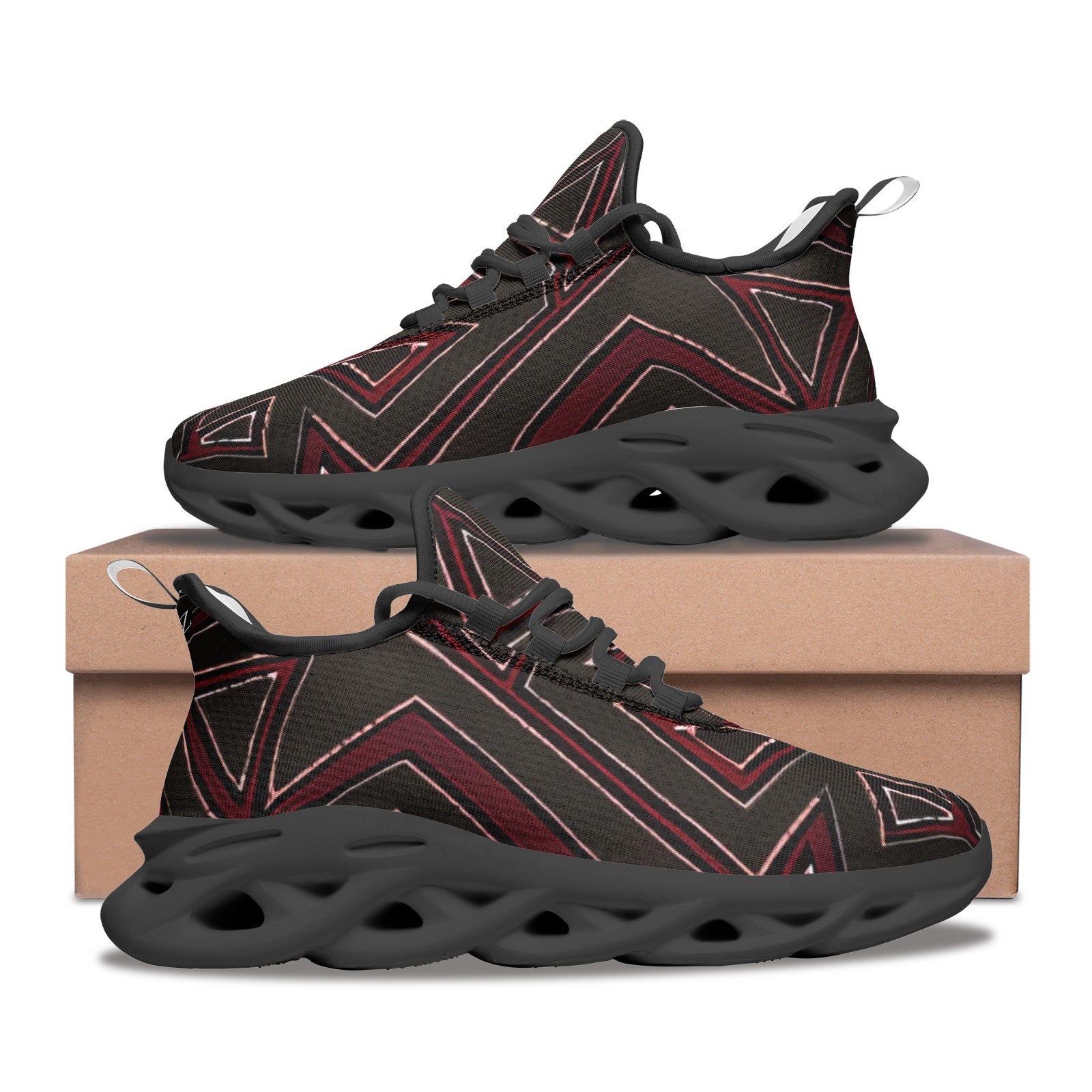 FZ African Print Unisex Bounce Mesh Knit Sneakers - FZwear