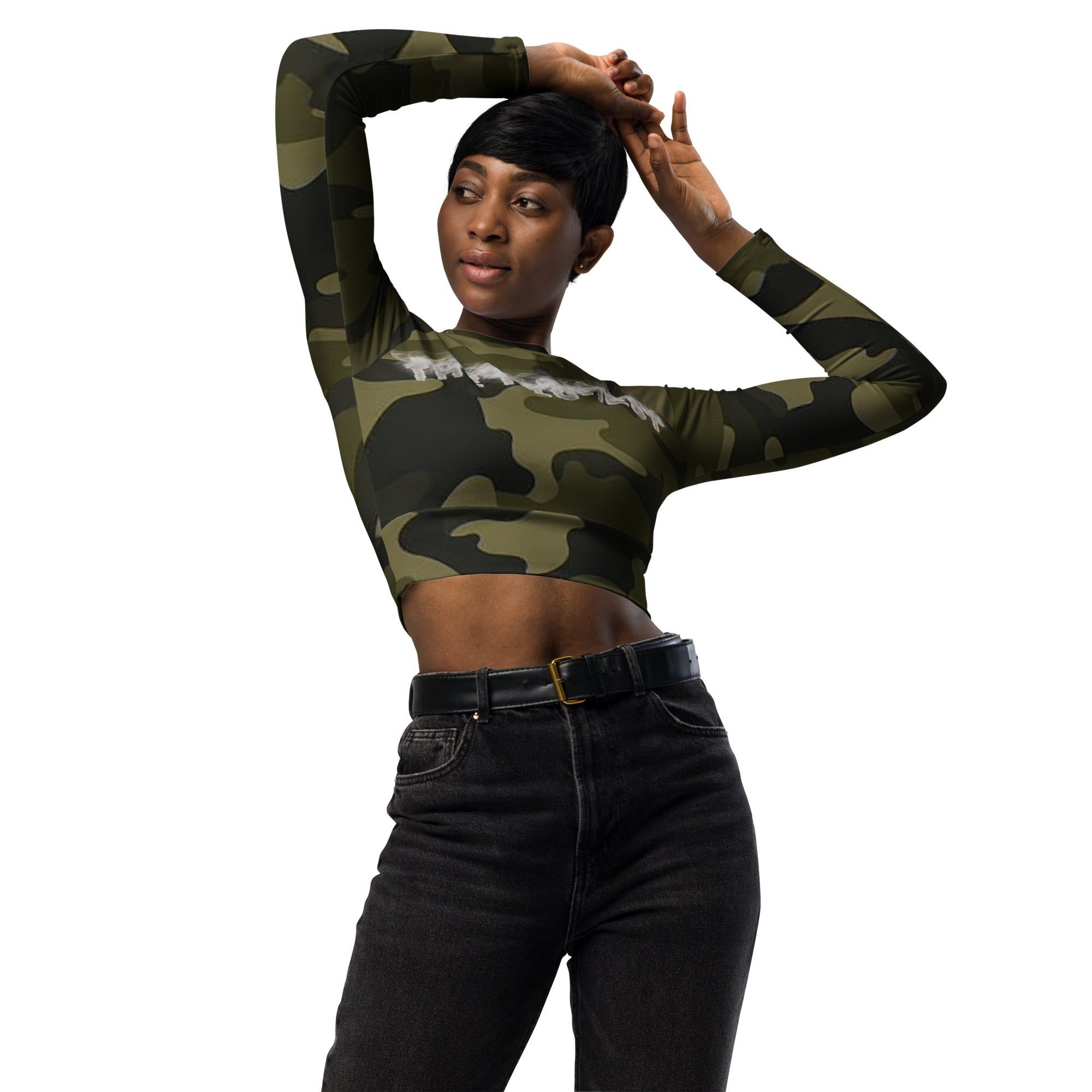 FZ Women's long-sleeve crop top - FZwear