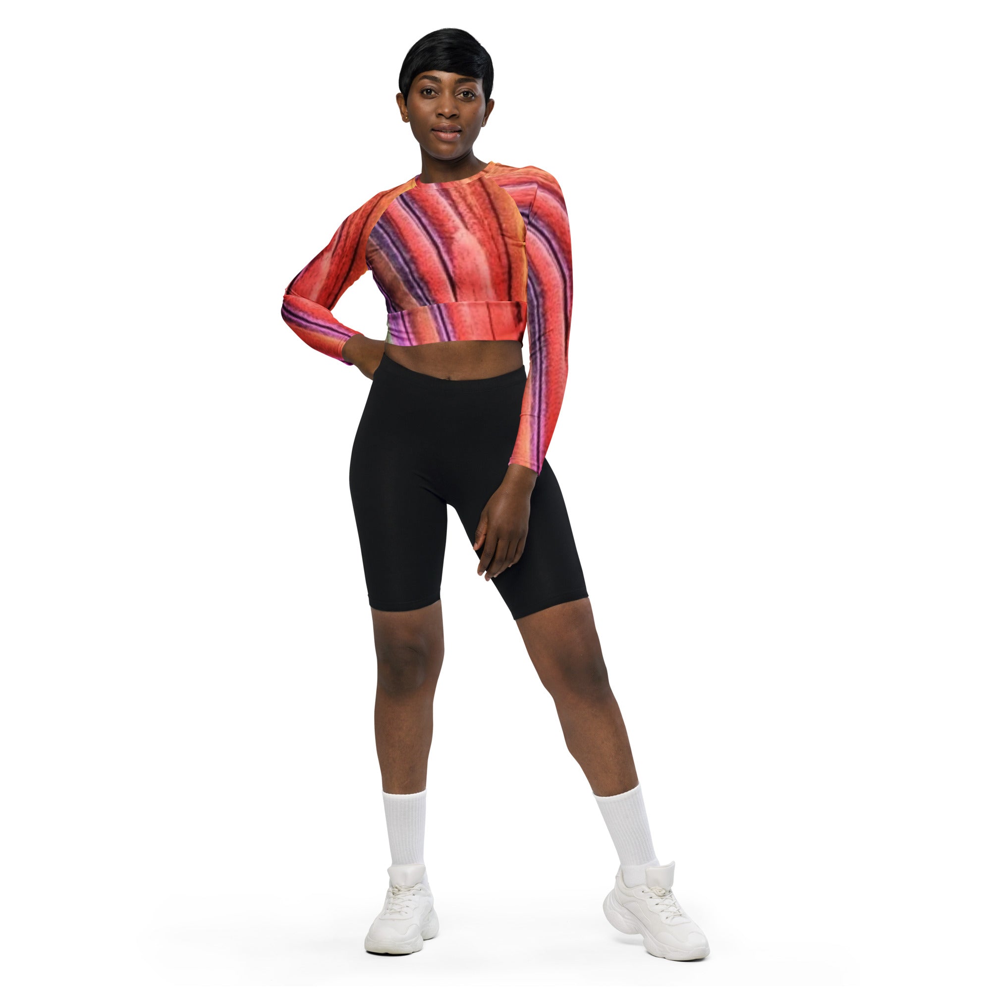 FZ Women's long-sleeve crop top - FZwear
