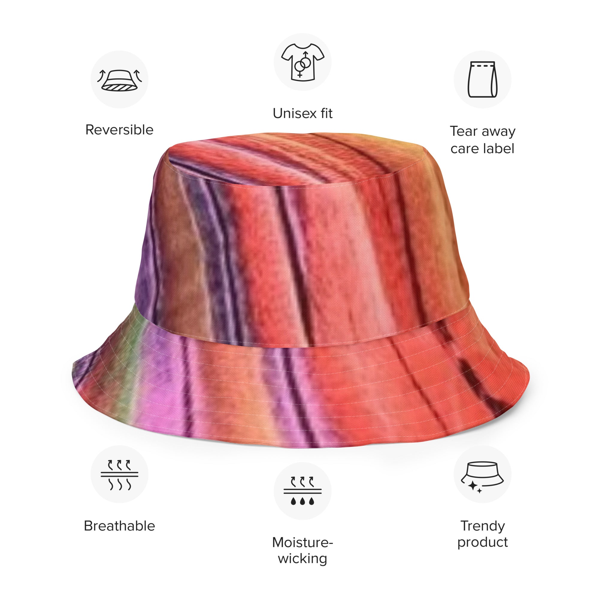 FZ Unisex Reversible bucket hat - FZwear
