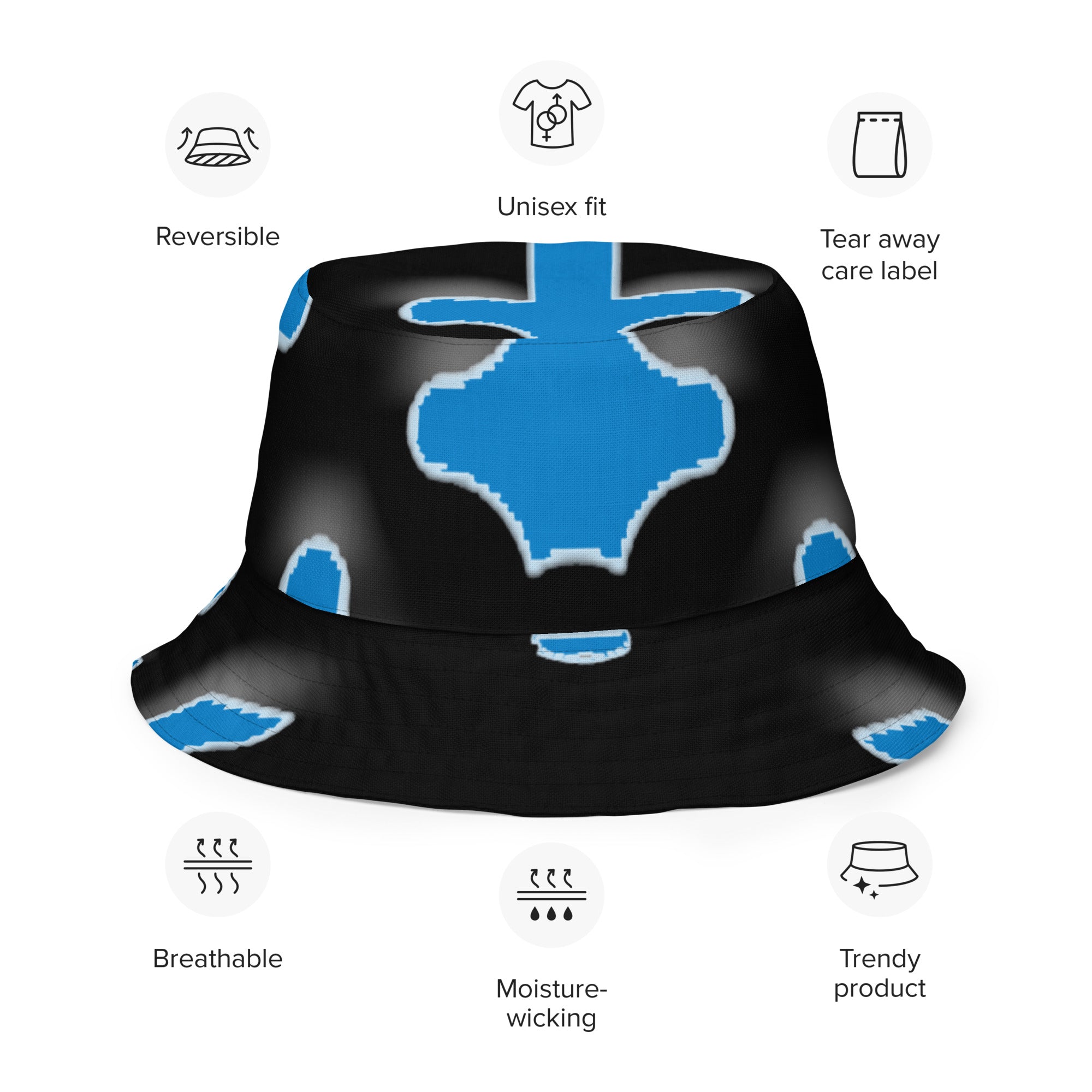 FZ Unisex Reversible bucket hat - FZwear