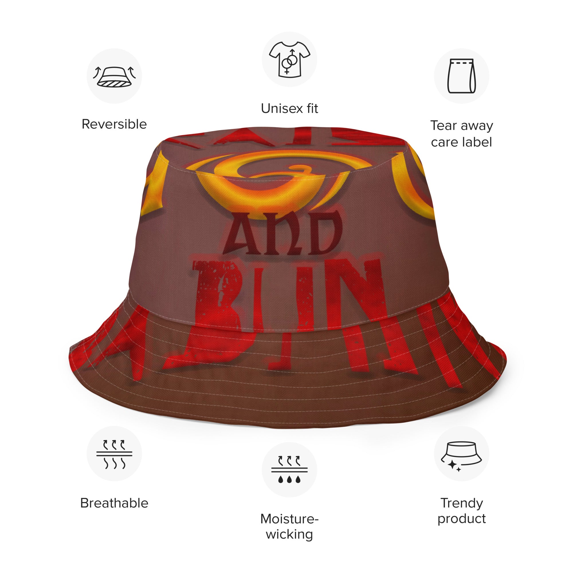 FZ Unisex Reversible bucket hat - FZwear