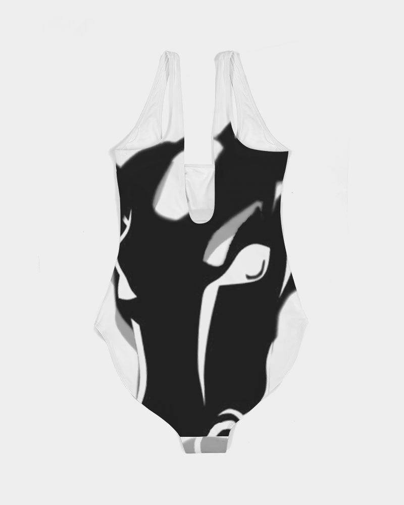 the white bull women's one-piece swimsuit