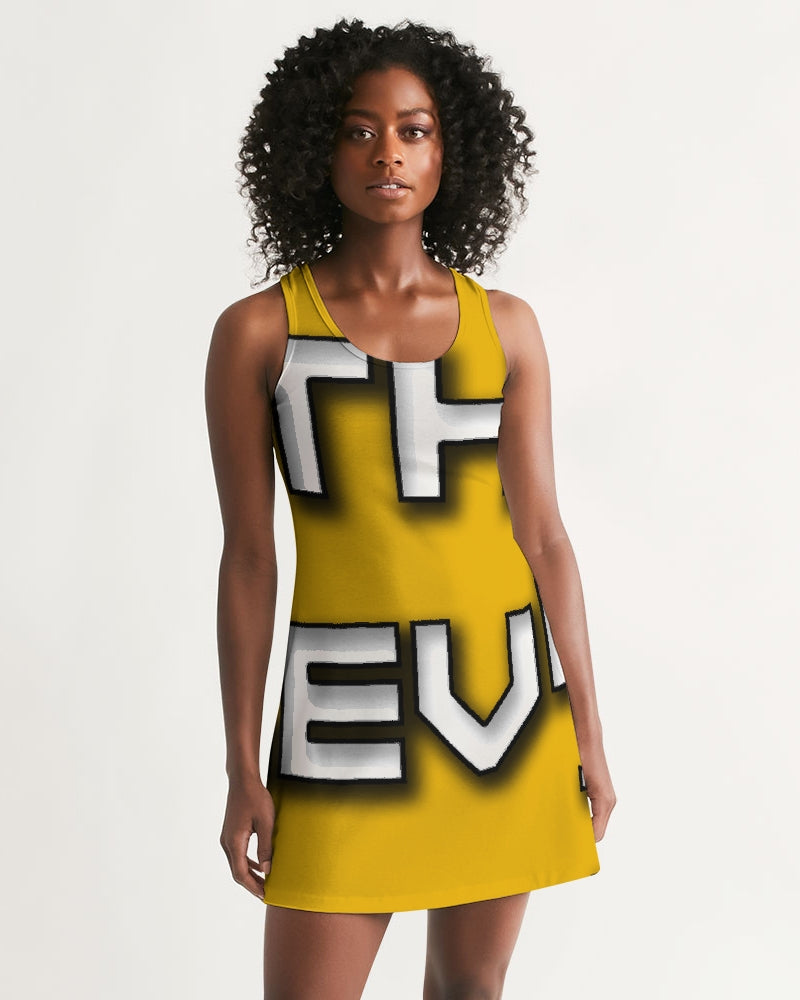 yellow zone women's racerback dress
