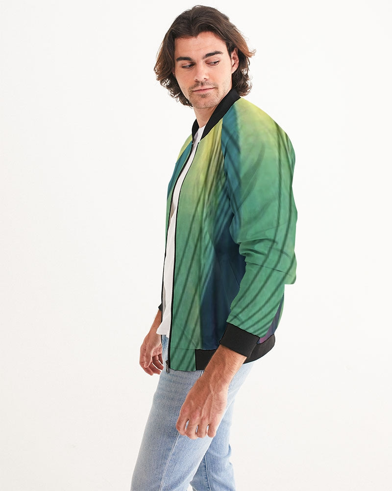 fzwear stripe men's bomber jacket