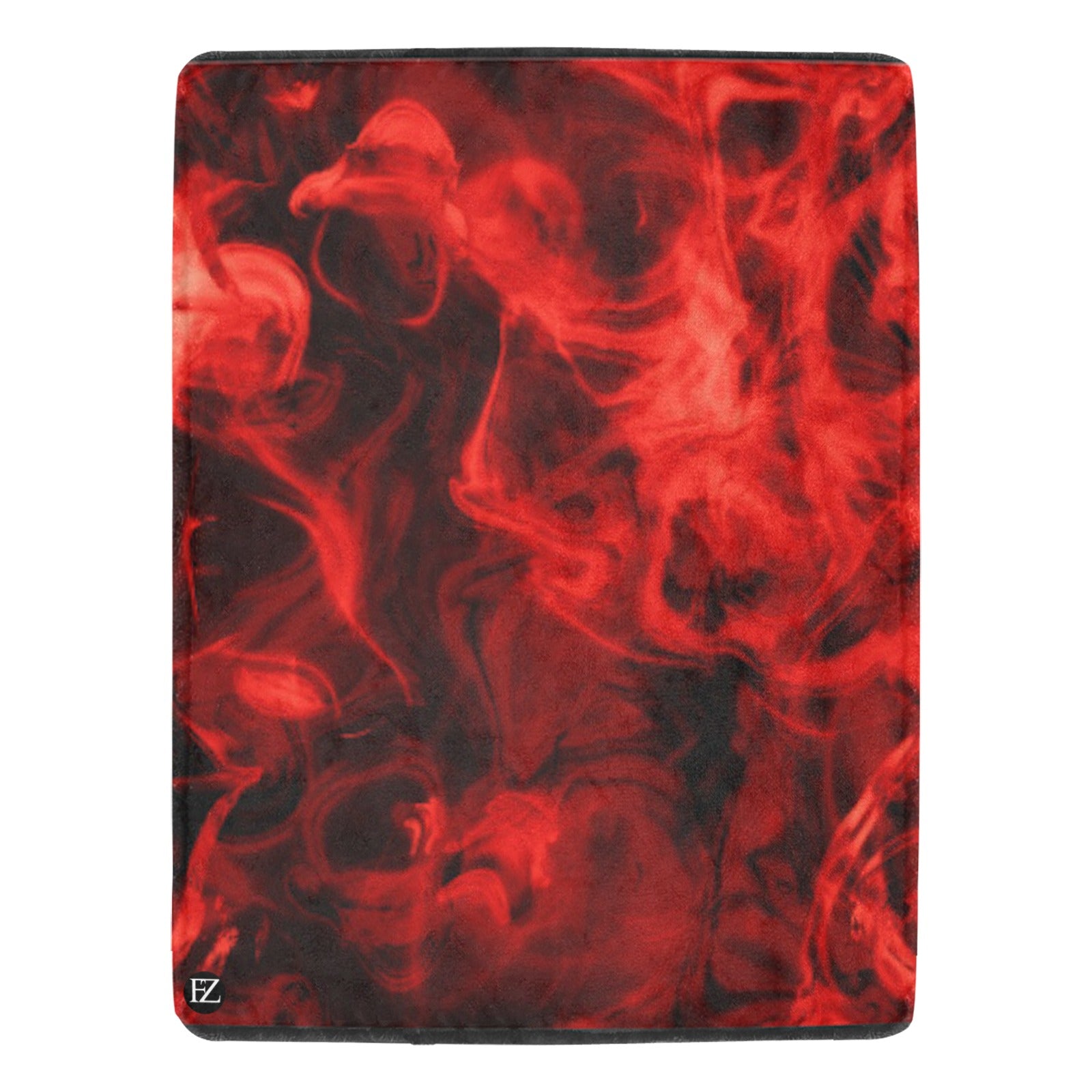 cozy thick blanket fire 1 ultra-soft micro fleece blanket 60"x80" (thick)