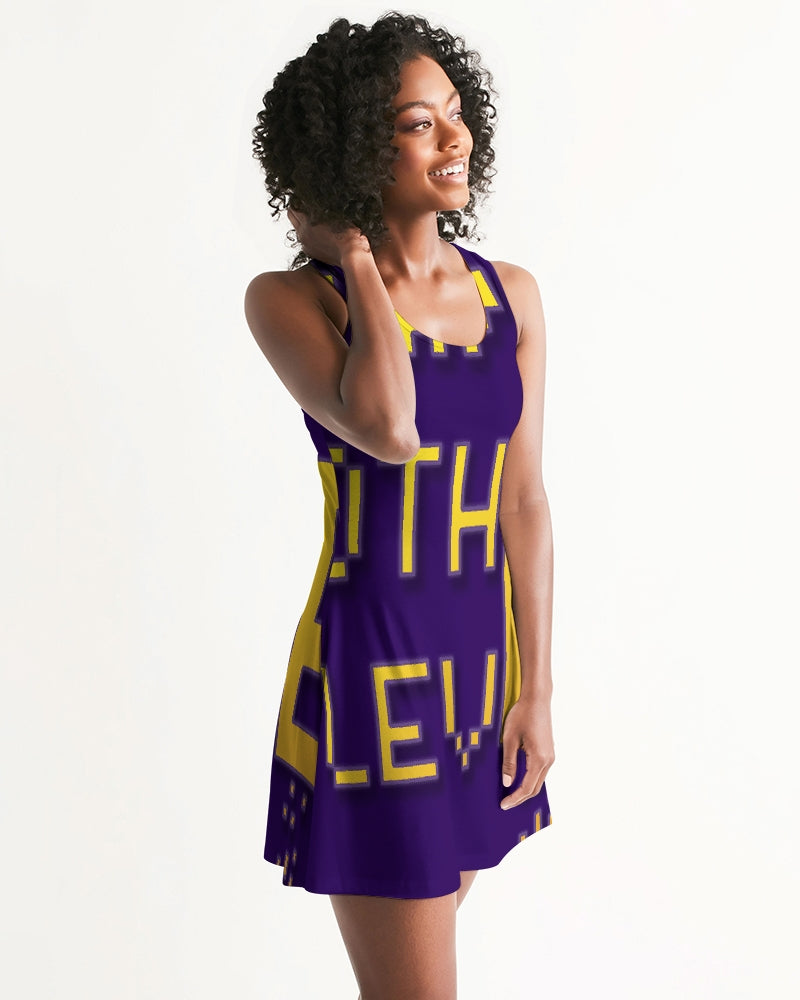purple flite reloaded women's racerback dress