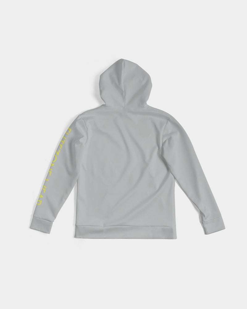 flying grey men's hoodie