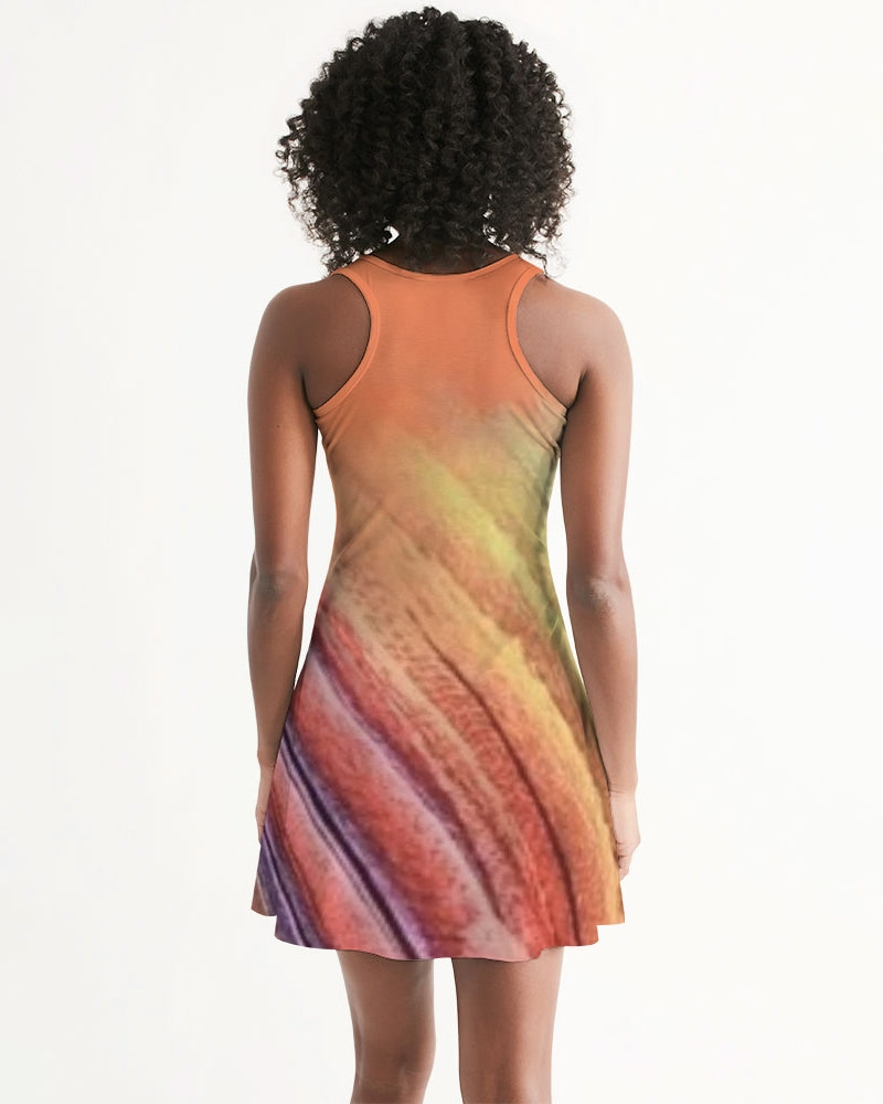 abstract zone women's racerback dress