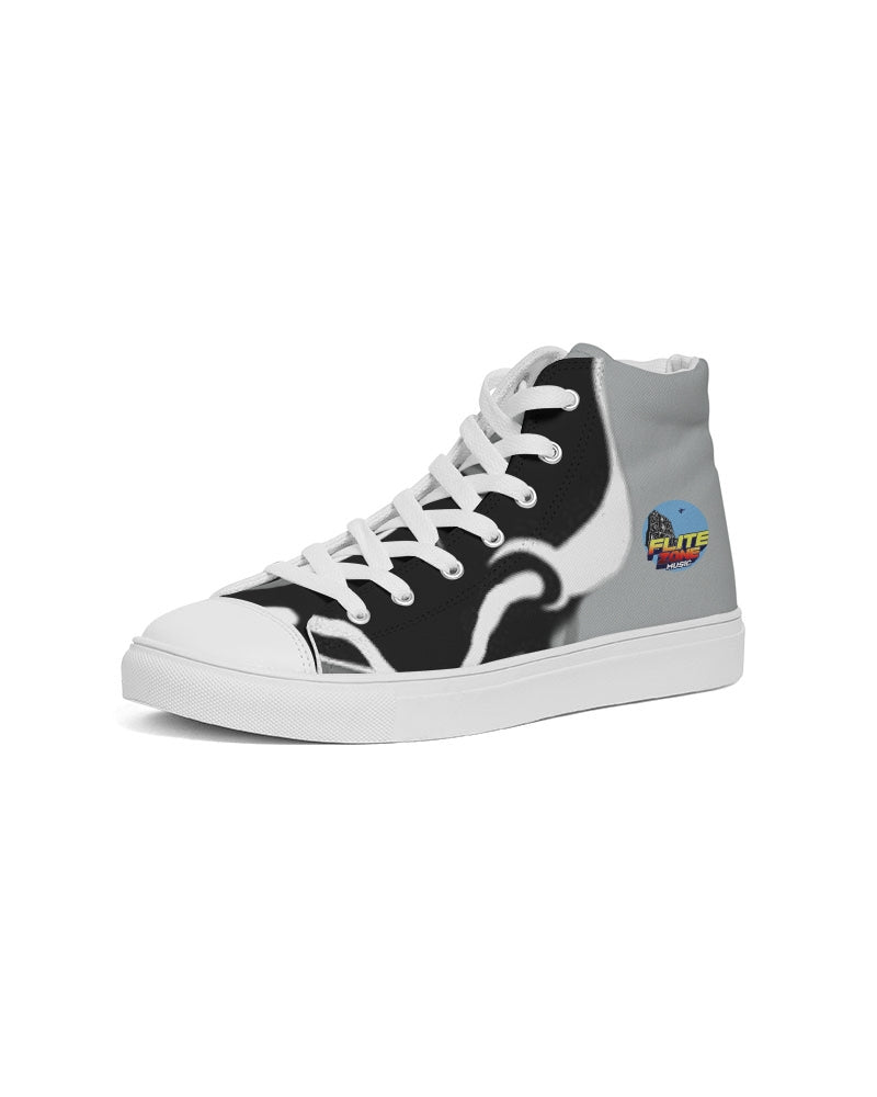 grey zone men's hightop canvas shoe