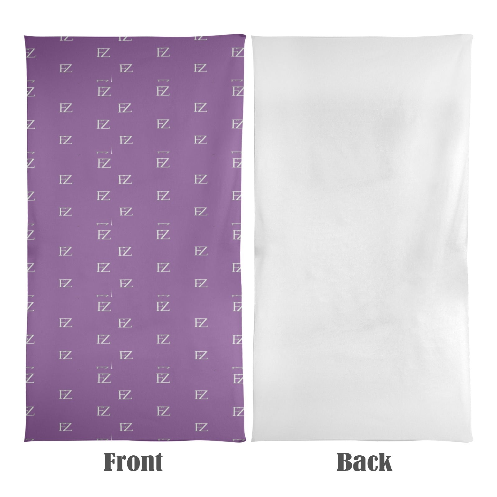 fz towel - purple beach towel 31"x71"(new)( made in queen)