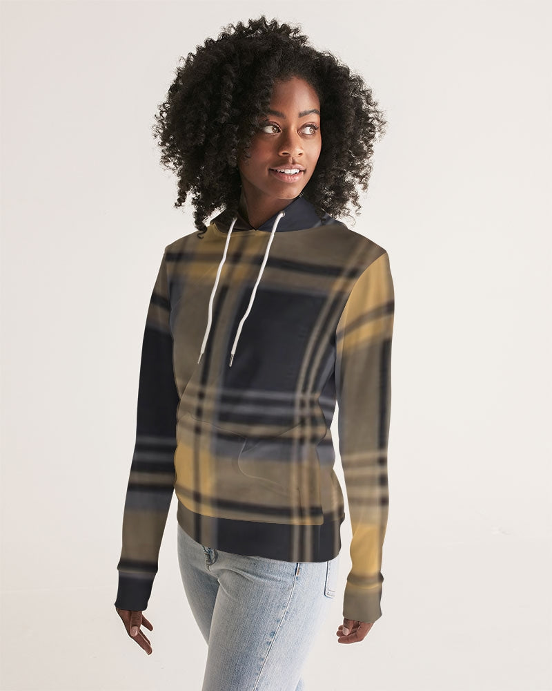 fz plaid women's hoodie