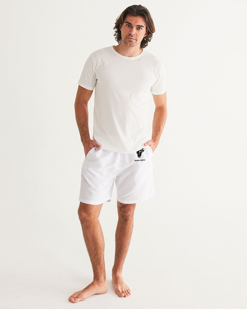 the white bull men's swim trunk