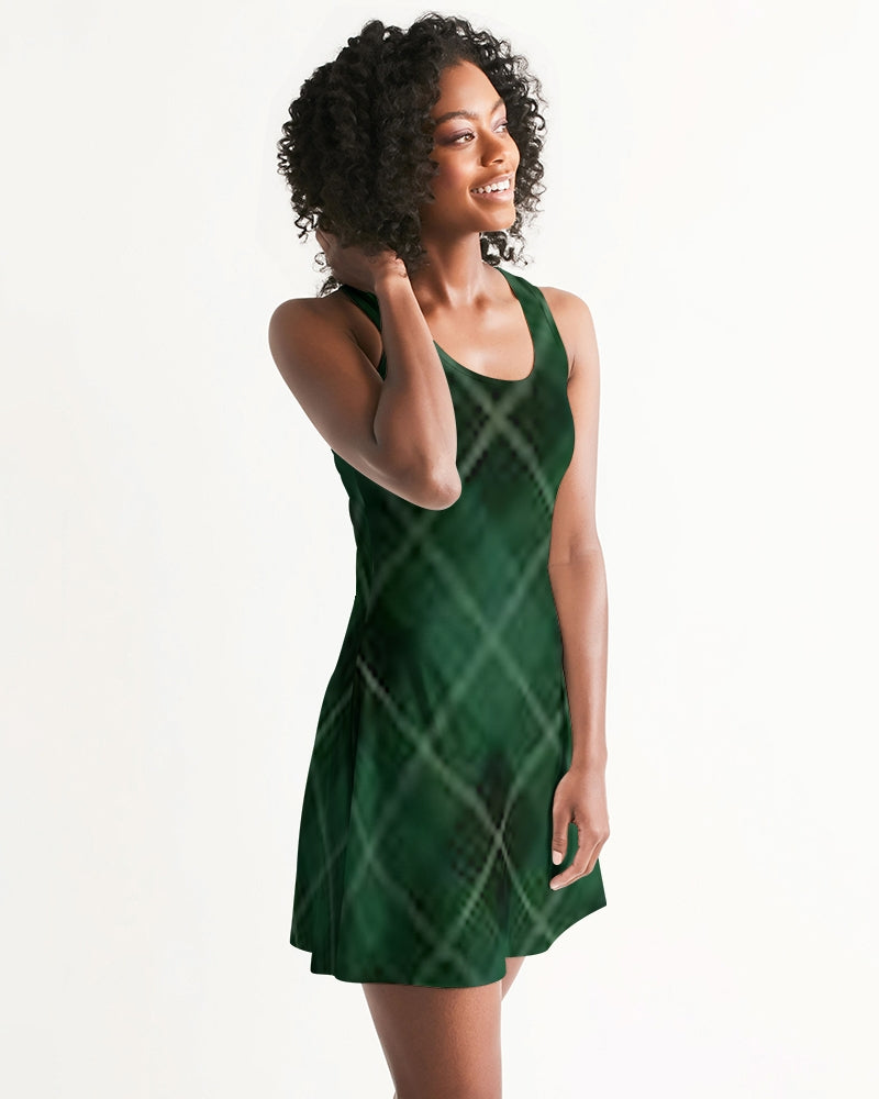 fzwear plaid women's racerback dress