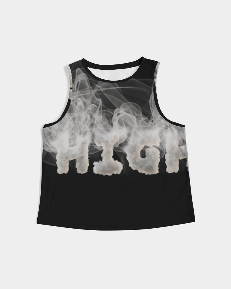 smoking the highest women's cropped tank
