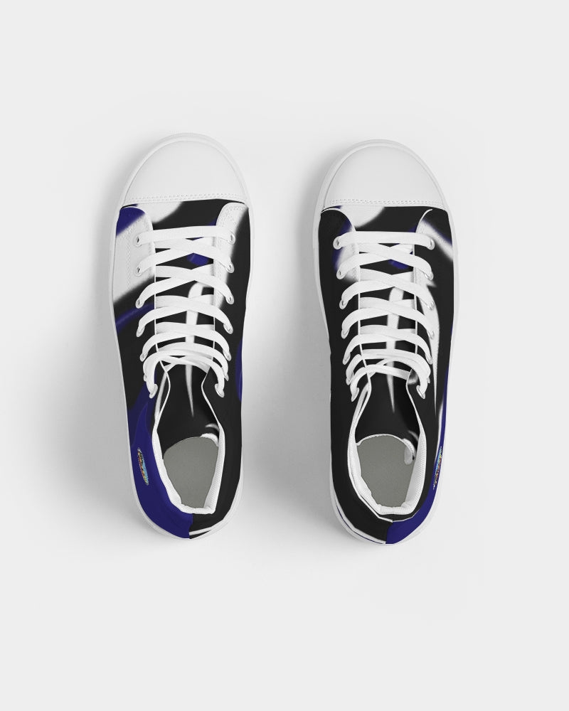 blue zone women's hightop canvas shoe