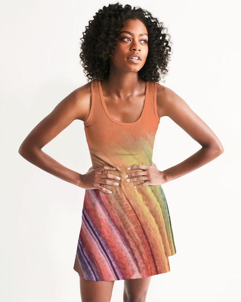 abstract zone women's racerback dress