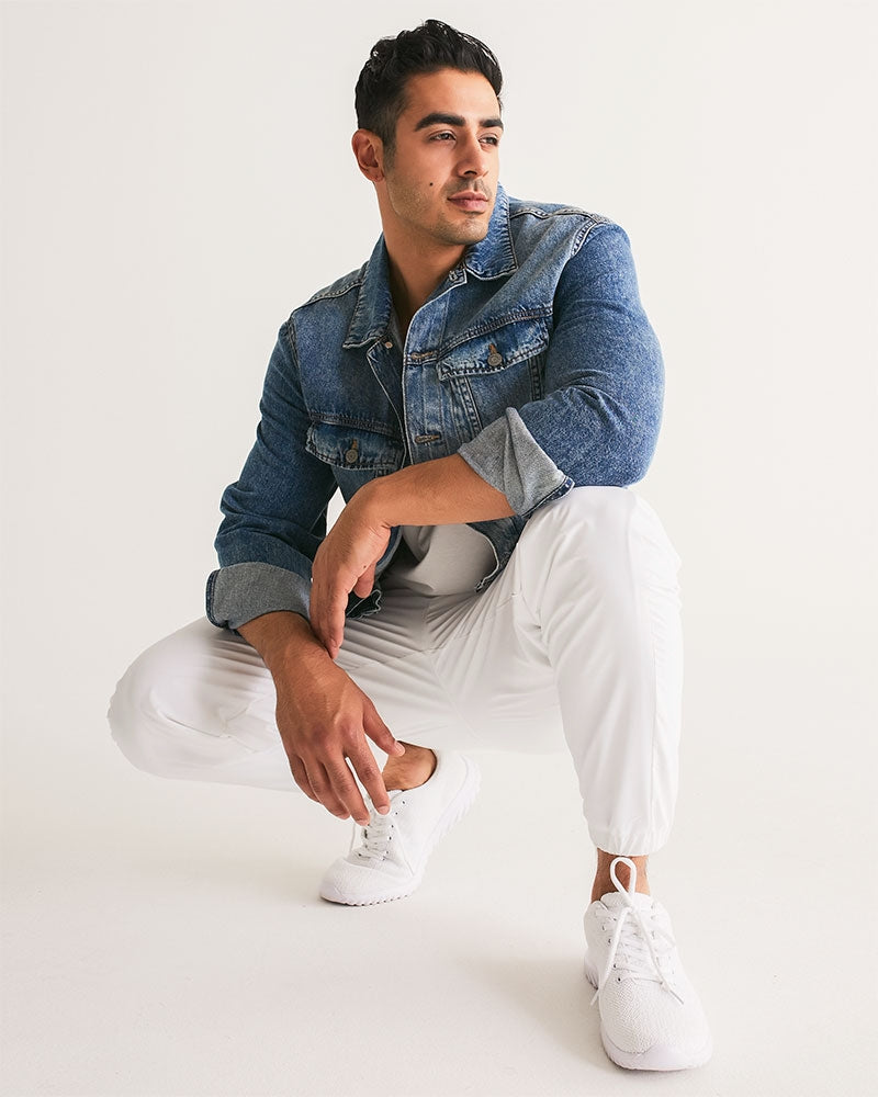 white zone men's track pants