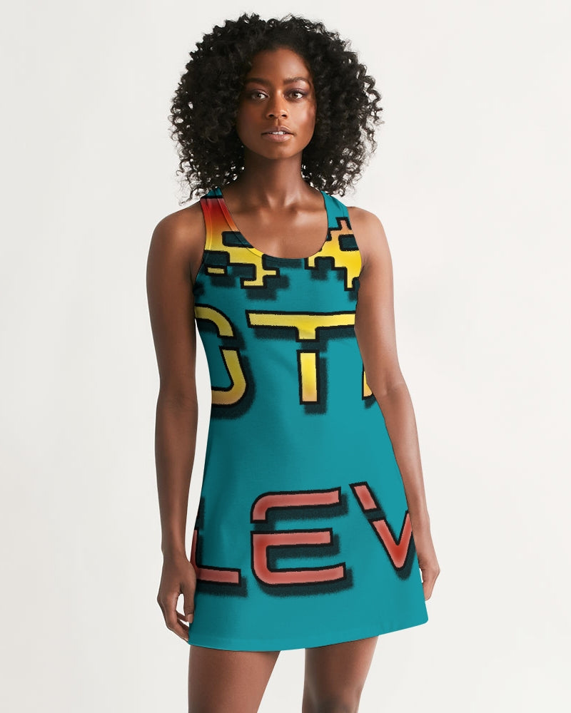 blue sky women's racerback dress