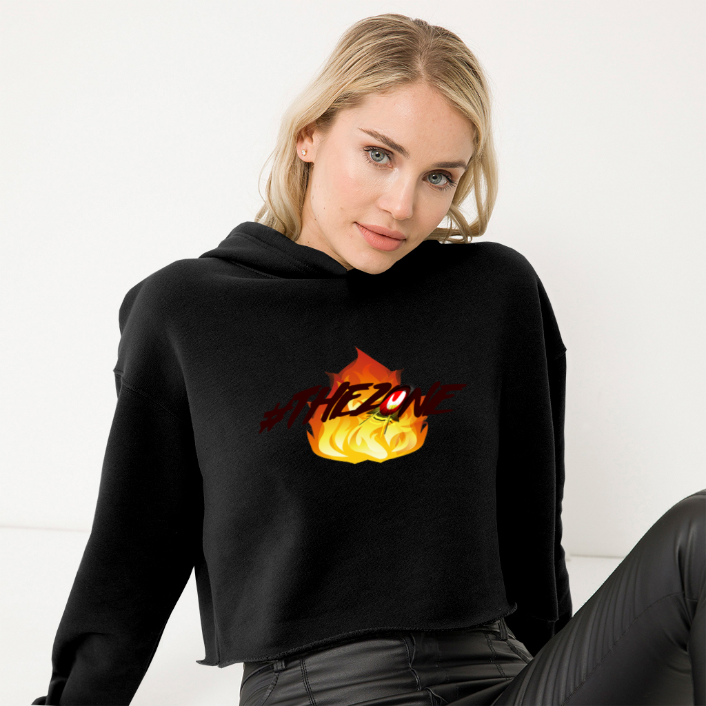 fz women's fleece sweatsuit cropped top