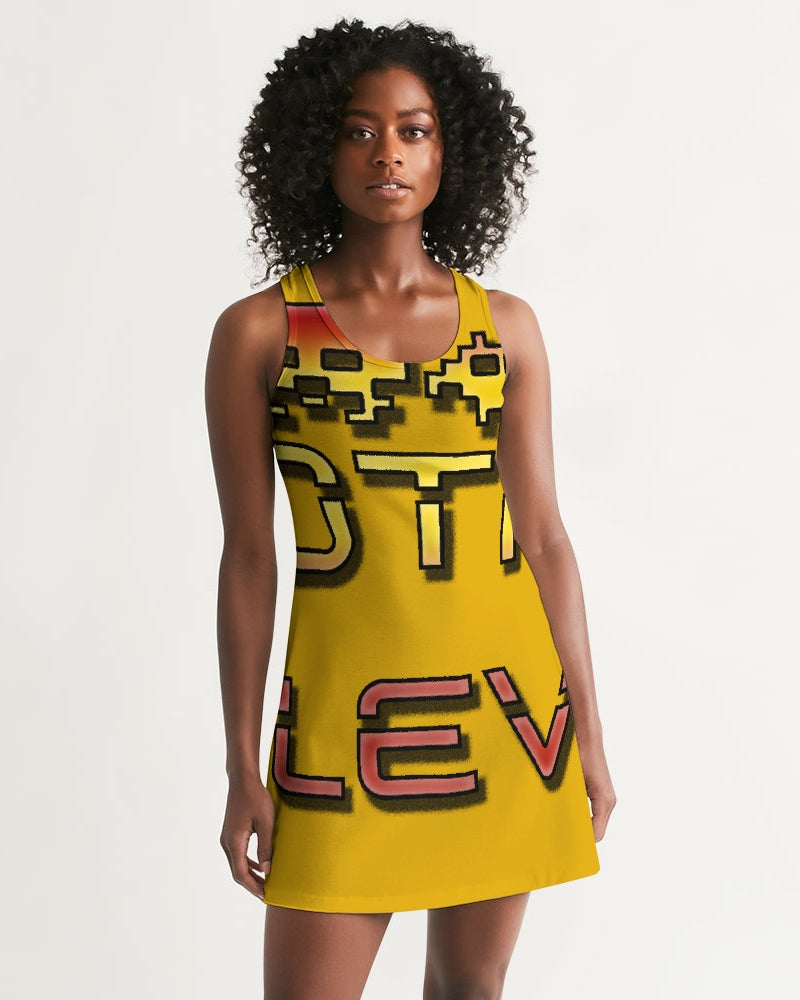 yellow zone women's racerback dress