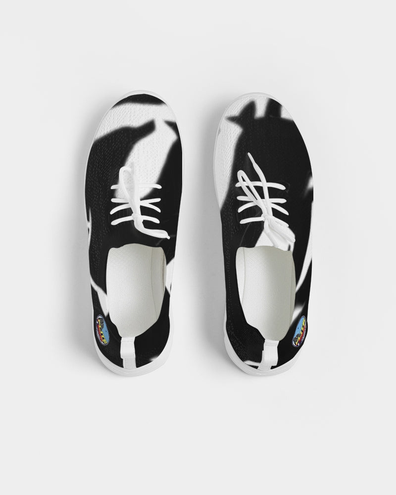 plain flite men's lace up flyknit shoe