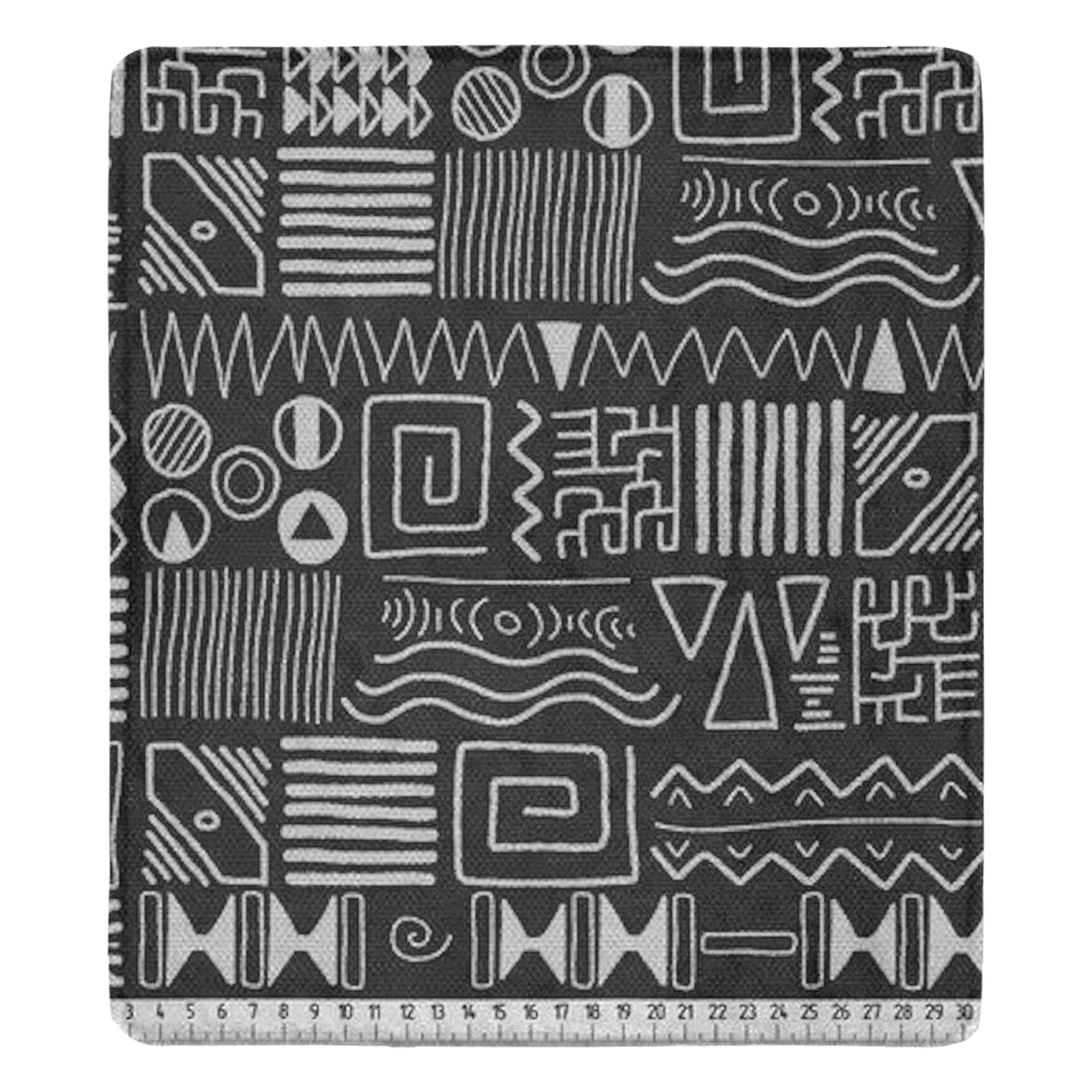 fz egypt b&w blanket ultra-soft micro fleece blanket 70"x80"