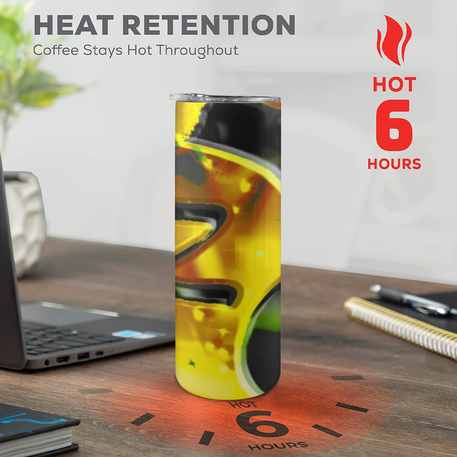 fz cold cup 20oz tall skinny tumbler with lid and straw