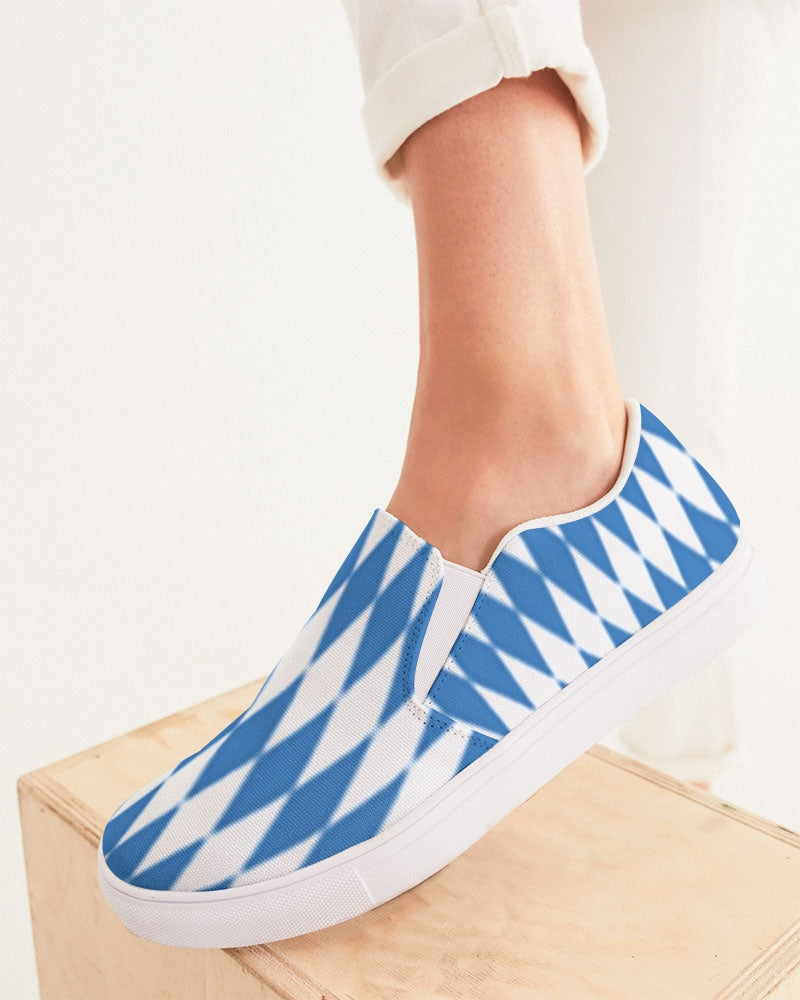 fz diamond zone women's slip-on canvas shoe