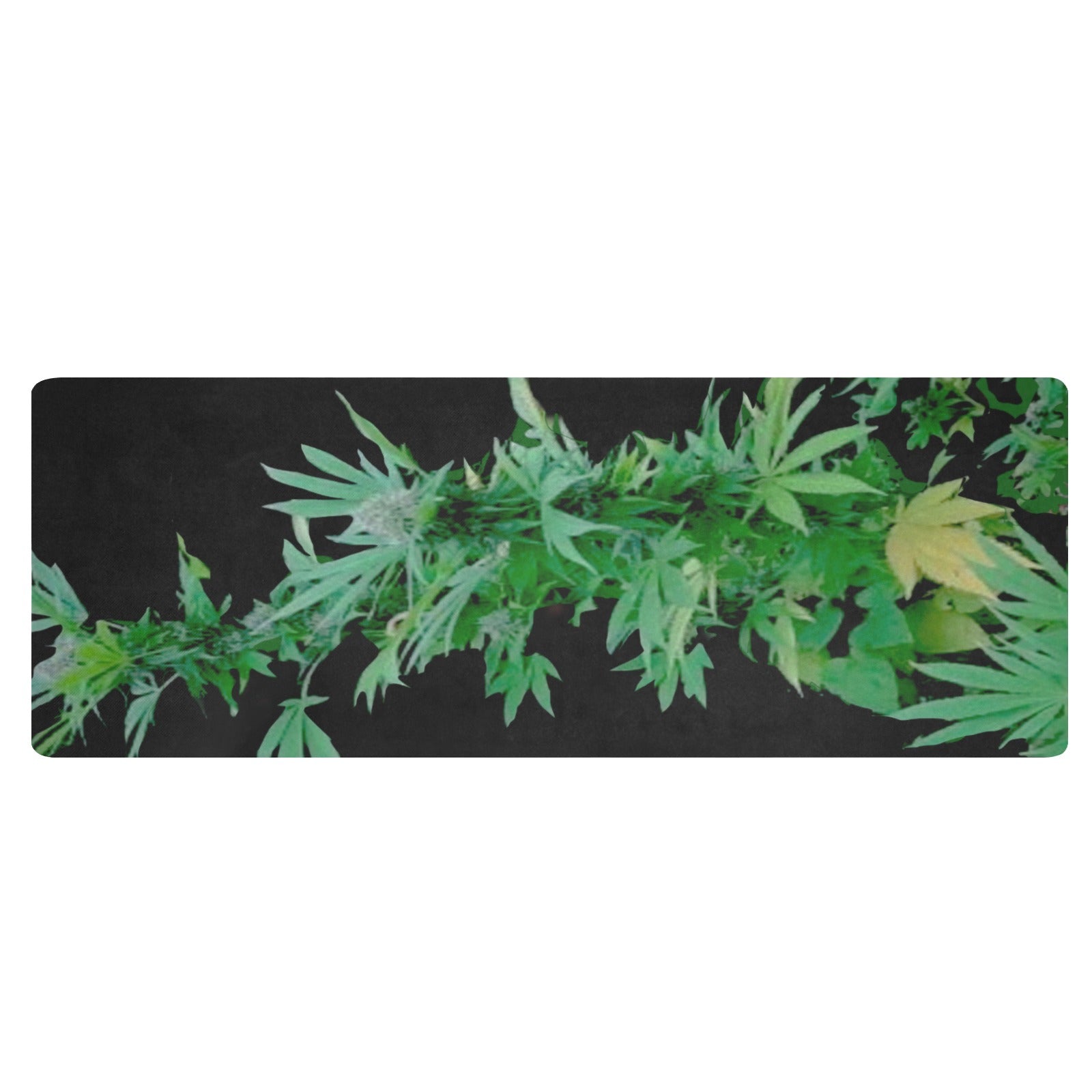 fz bud kitchen mat one size / fz kitchen bud mat - black kitchen mat 48"x17"