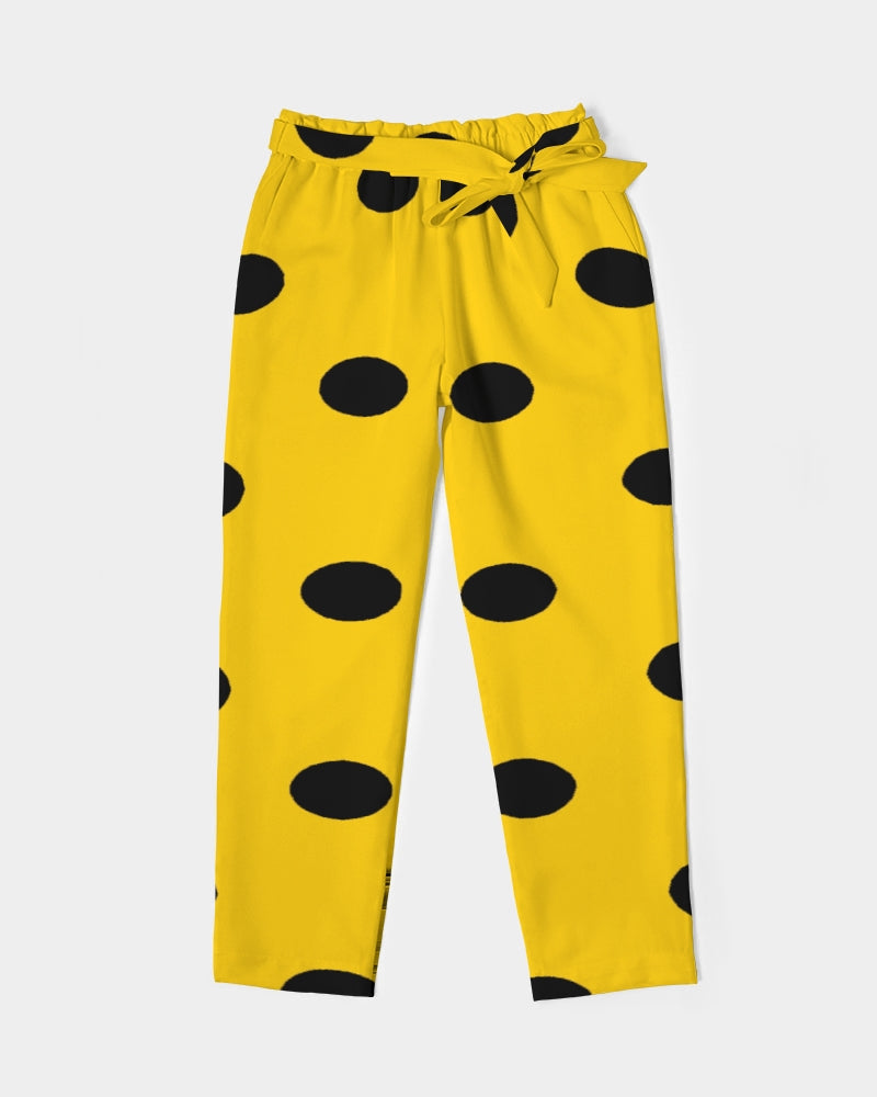 fz dot women's belted tapered pants