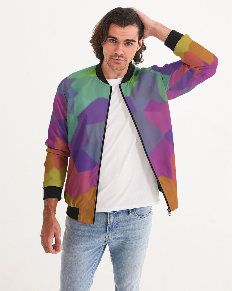 fz abstract men's bomber jacket