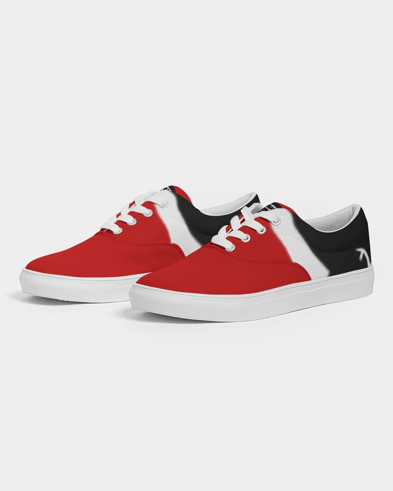 red zone men's lace up canvas shoe