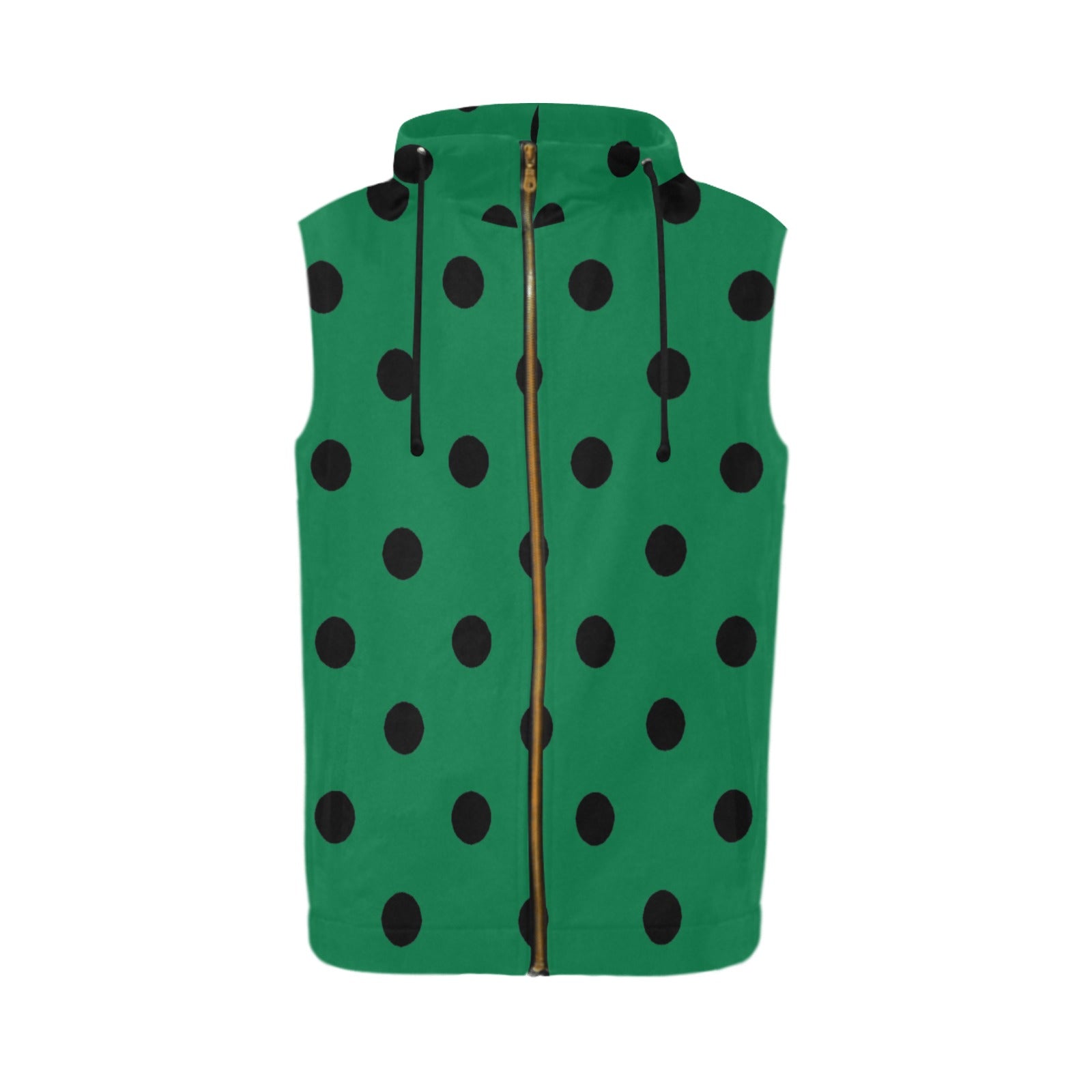 fz men's dot sleeveless hoodie