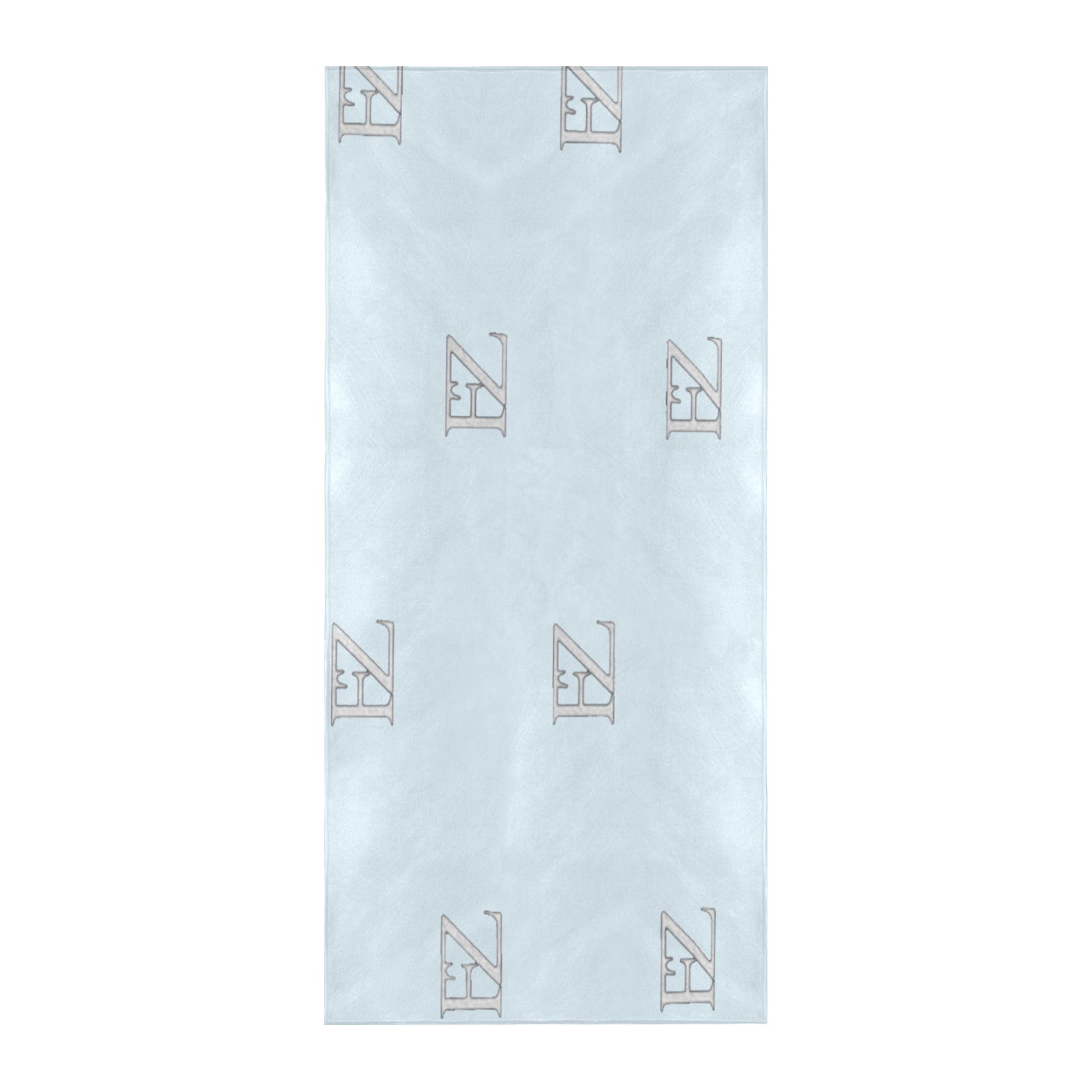 fz beach towel - sky blue beach towel 32"x 71"(made in queen)