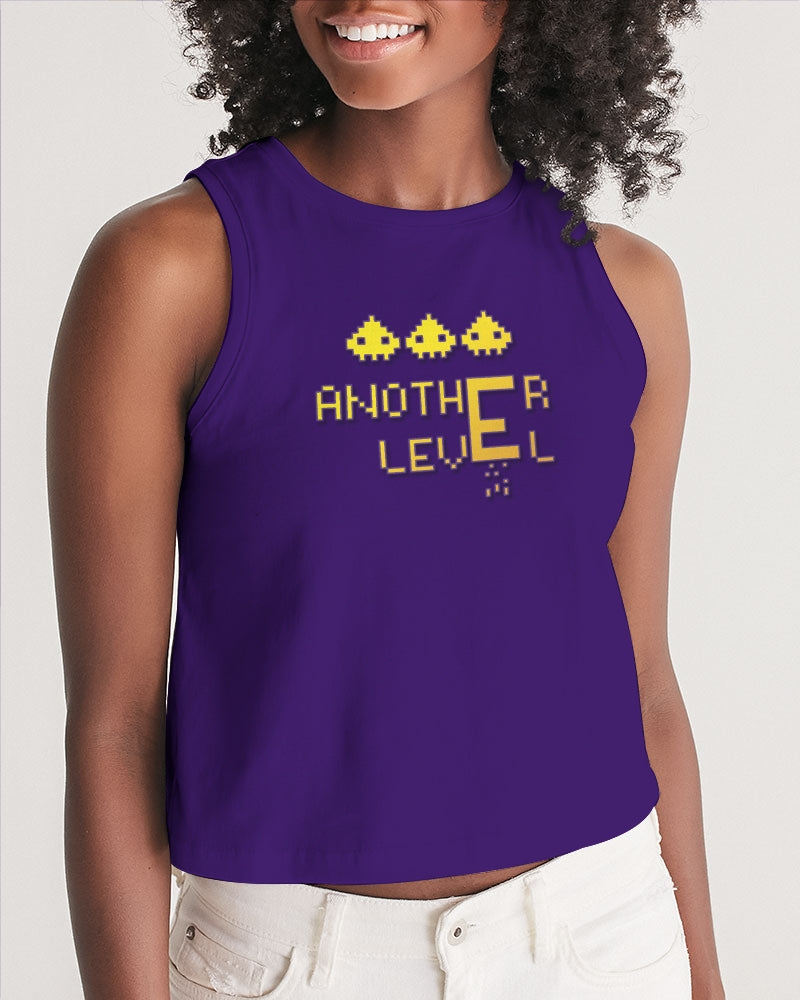 purple flite women's cropped tank