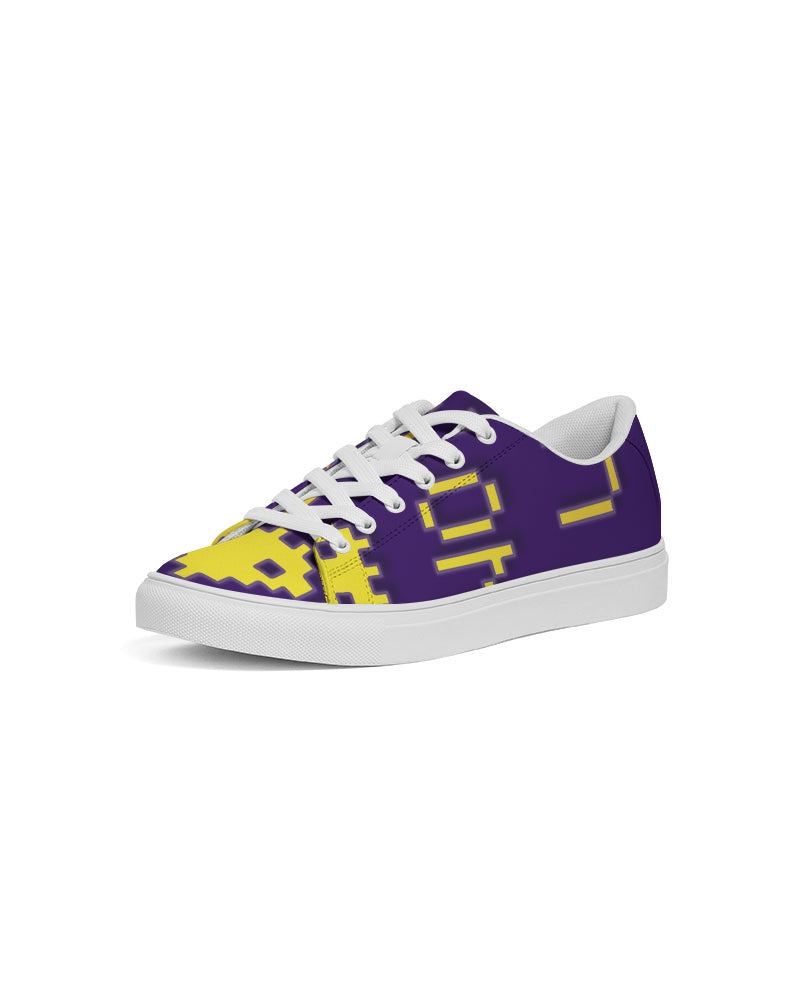 purple flite women's faux-leather sneaker