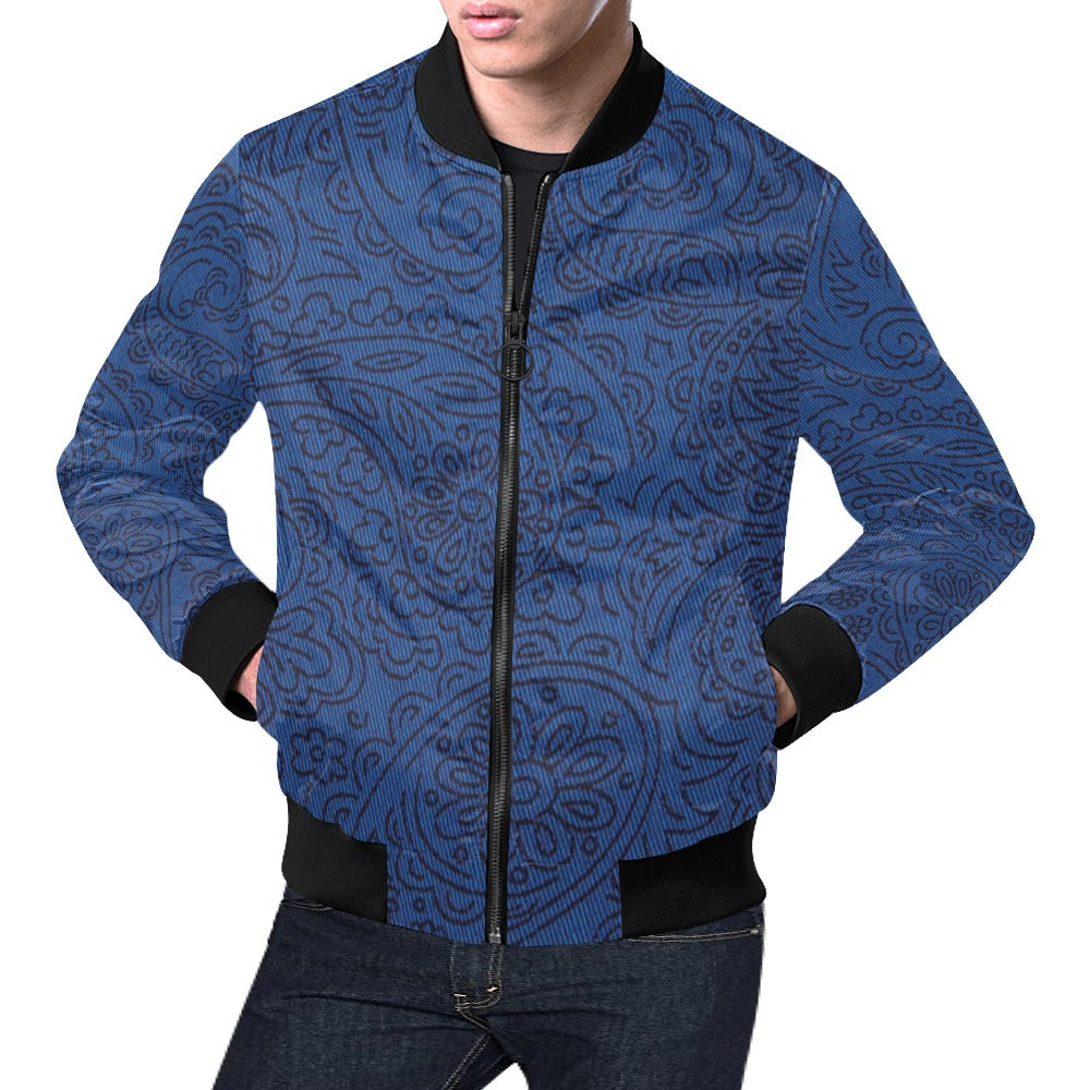 fz men's designer jacket men's all over print casual jacket (model h19)